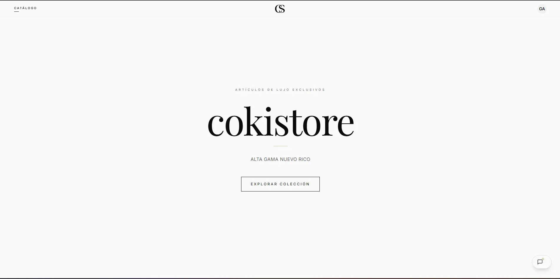 Cokistore — Catálogo Web